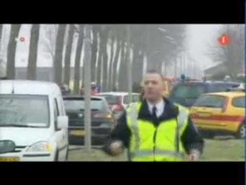 Crash. Intervention des équipes de secours