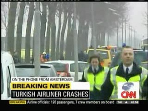 Reportage par téléphone d'une correspondante CNN