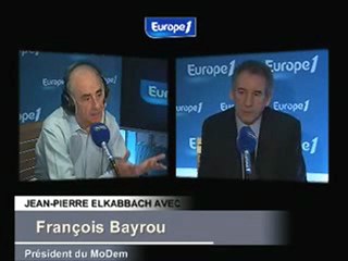 'Taisez-vous Elkabbach!' Version Bayrou