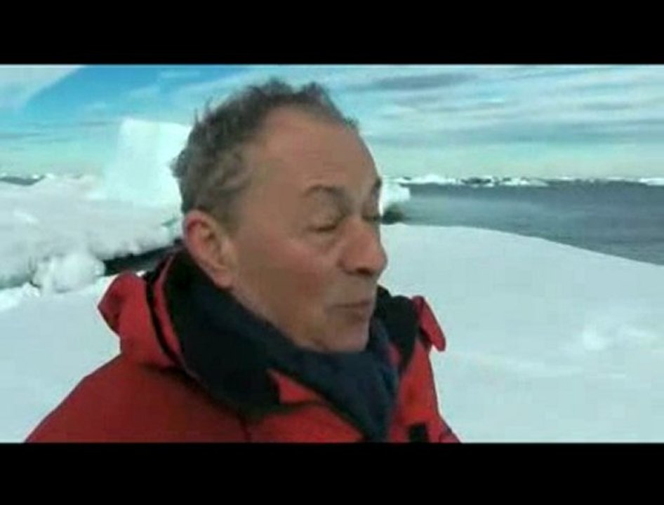 Michel Rocard sur la banquise