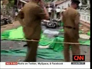 Attentat face à la caméra au Sri Lanka