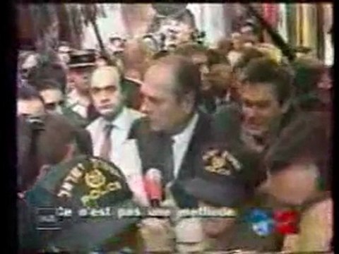 Quand Jacques Chirac s'énerve à Jérusalem