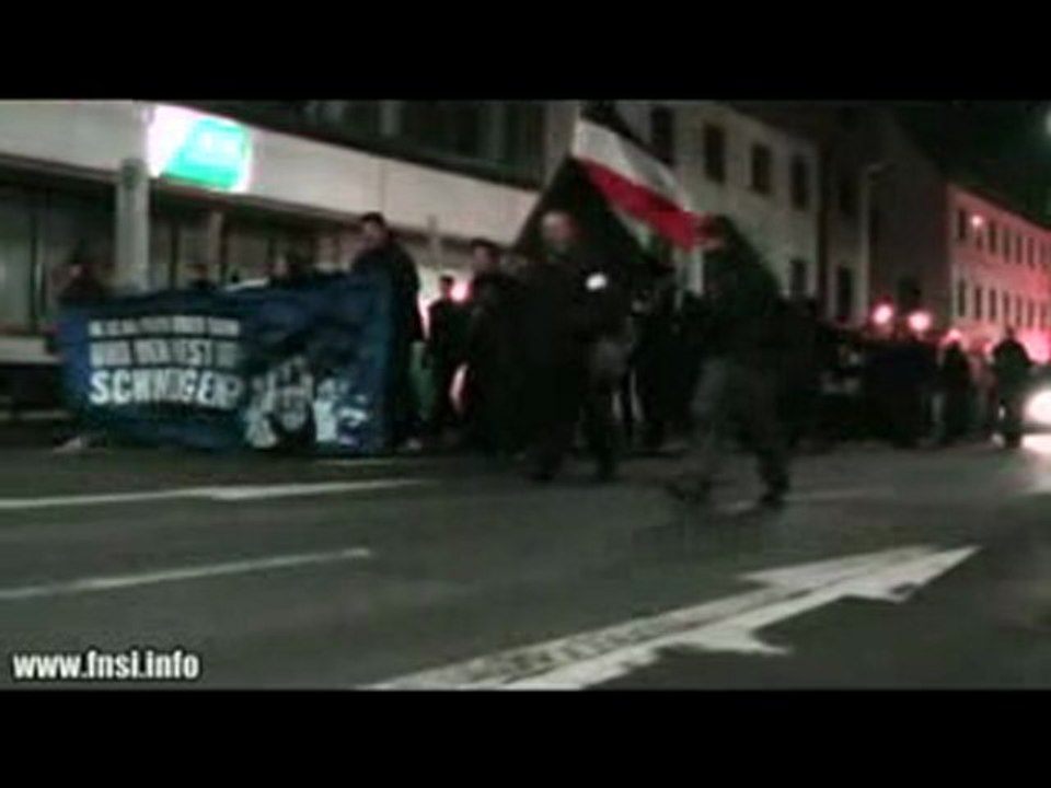 Gedenk- und protestmarsch in siegen 16-12-2009