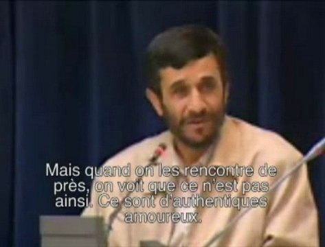 La vidéo clandestine de Mahmoud Ahmadinejad diffusée par B