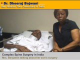 Complex spine surgery in India under medical care of abroad