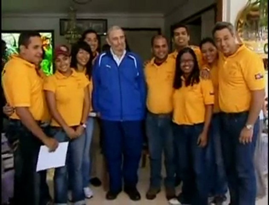 Fidel Castro à la télévision cubaine