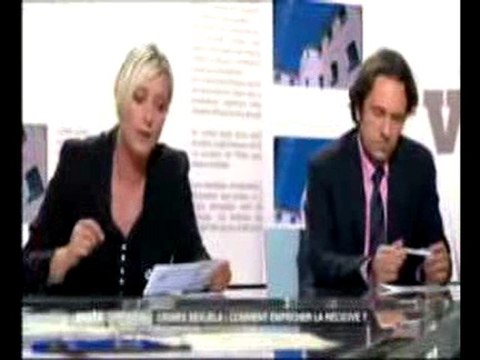 Marine Le Pen accuse Frédéric Mitterrand de pédophilie