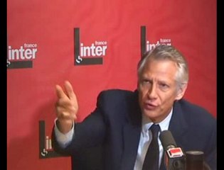 Dominique de Villepin sur France Inter : 'Le temps des rép