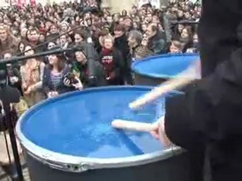 Flash mob pour le climat avant le Sommet de Copenhague