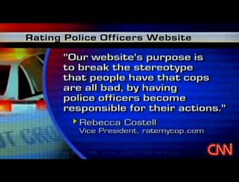 Rate my cop. Le site qui propose de noter la police améric
