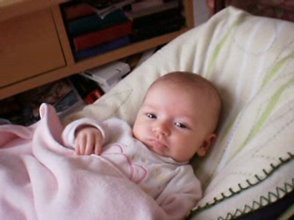 Mélina qui dit areuh !!!