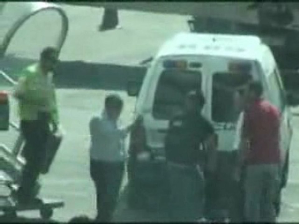 Madrid Expulsion d'un immigré Sénégalais