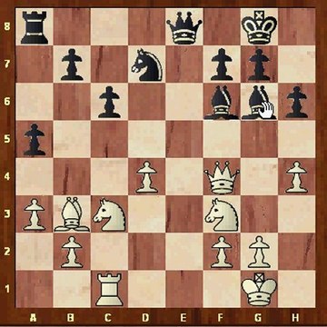 Kasparov- Karpov 22ème partie du championnat du monde 1986.