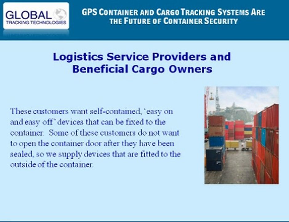 GPS Container Tracking