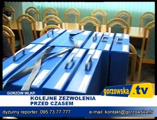 KOLEJNE ZEZWOLENIA PRZED CZASEM