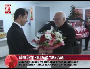 aliağa gümrük halısaha futbol turnuvası