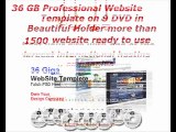 website template 36 GB on 9 DVD