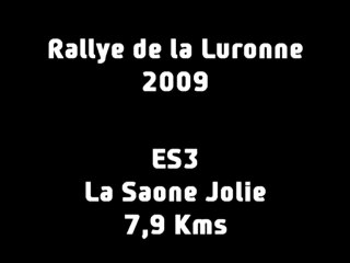 ES3 Rallye de la Luronne 2009