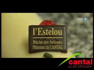 L'Estelou "Bûche des Artisans Pâtissiers du CANTAL"
