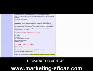 Effective email marketing