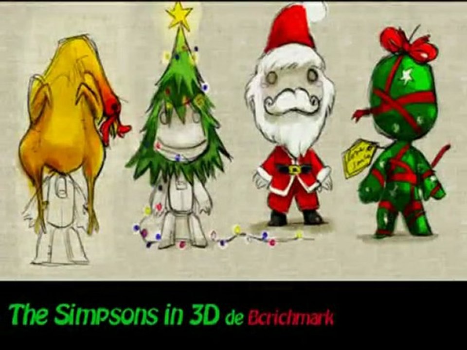 LBP - Les Simpson vous souhaitent Joyeux Noël.