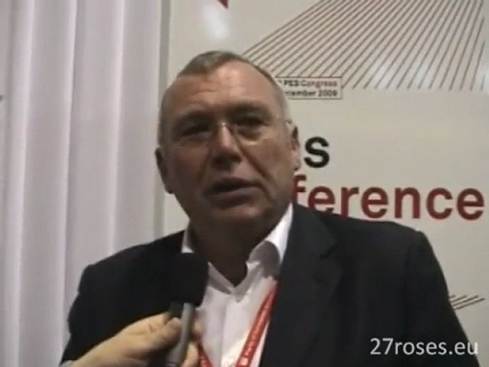 Alfred Gusenbauer - PES congress - Prague, december 2009