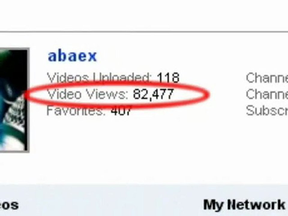 Less total video-views in the youtube-profile!!!