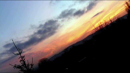 Couché du soleil le 23 décembre 2009