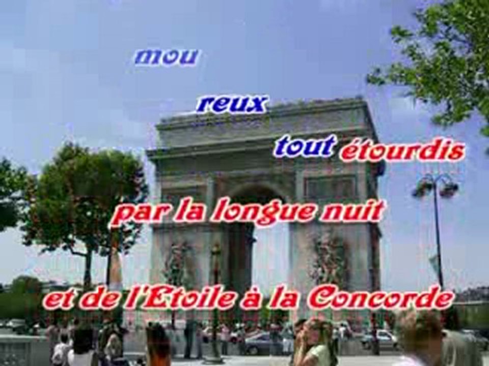 Joe Dassin - Les Champs Élysées - KARAOKE