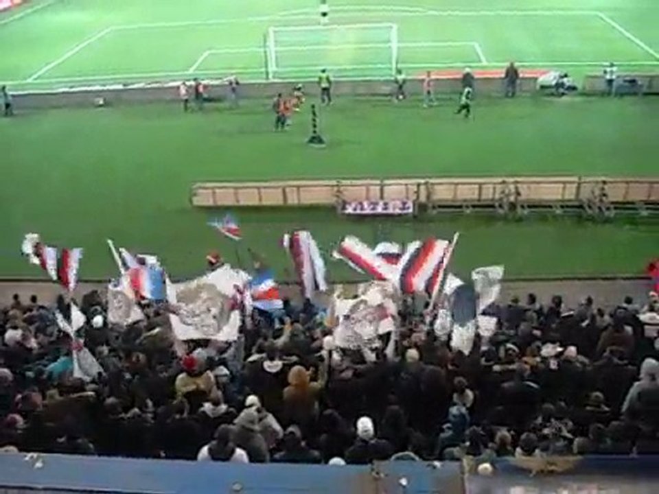 PSG-Grenoble 23/12/09 Virage Auteuil Echange Auteuil-Boulogn