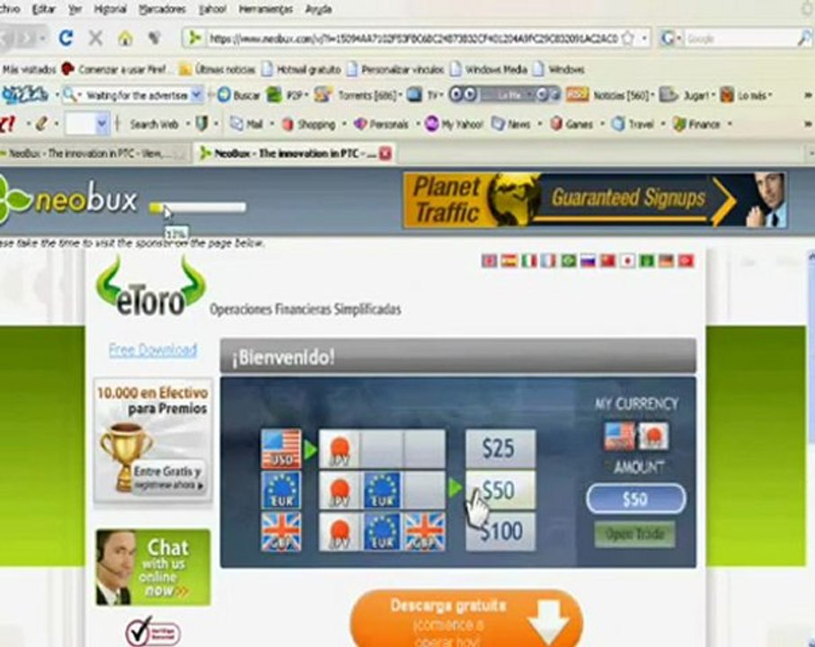 Gana dinero en internet con neobux