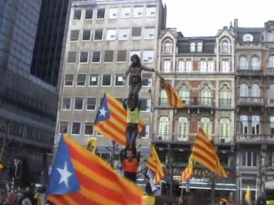 Manif des Catalans à Bruxelles (070309)