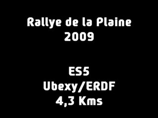 ES5 Rallye de la Plaine 2009