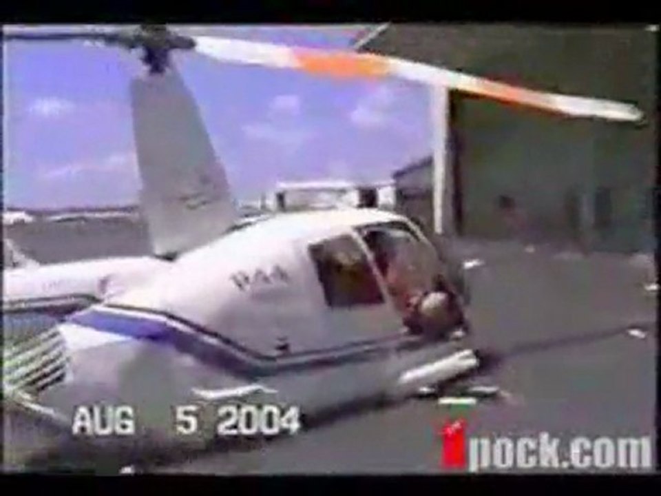 décollage raté en helicoptere