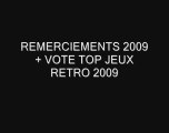 Remerciements 2009   vote jeux retro 2009