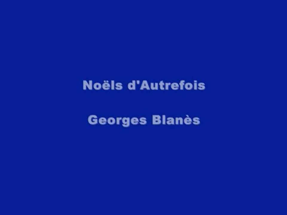 Noëls d'Autrefois