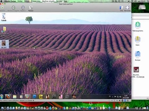 Test de VMware Fusion sous Mac OS X