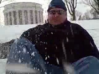 Xmas 2009 - Sledding