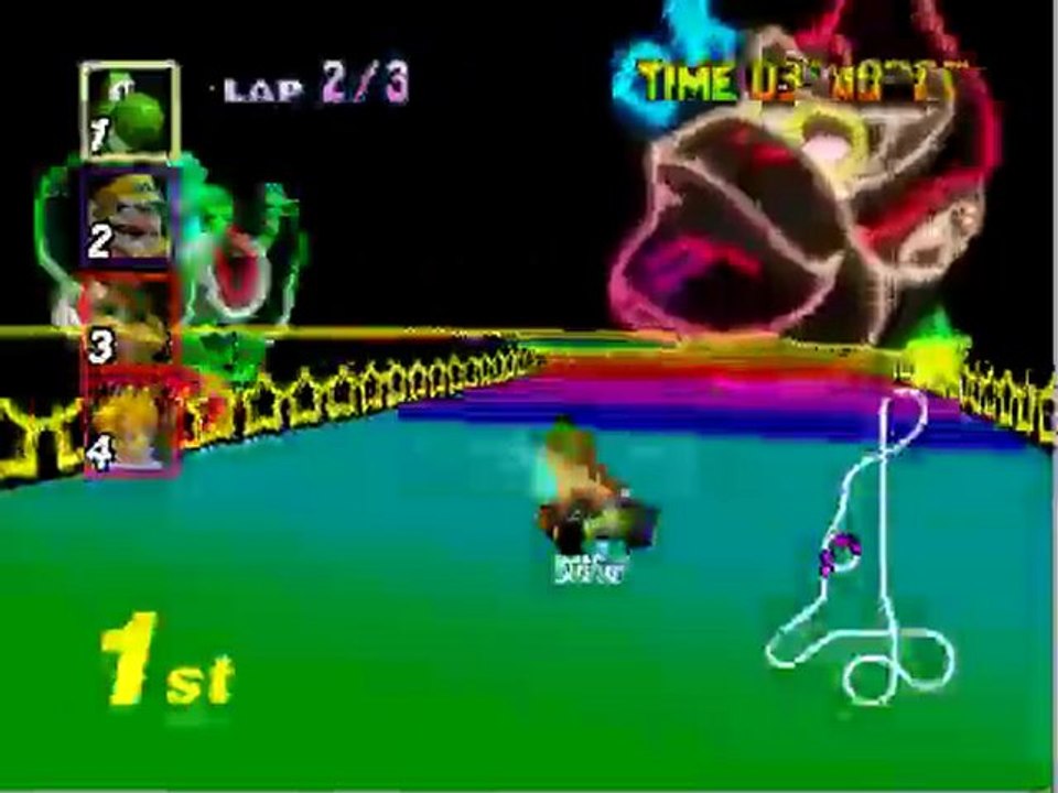 mario kart 64 la fin 1/2