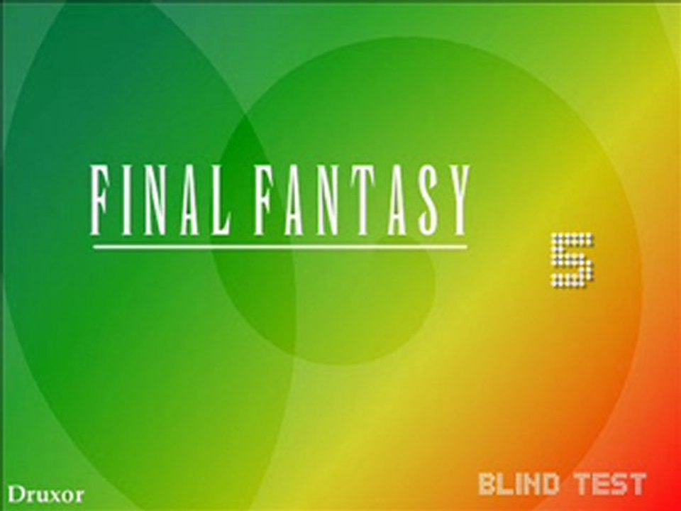 Blind Test Final Fantasy