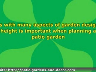 Patio Garden Design Ideas