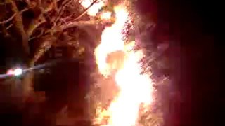 Explosion d'une bouteille co2