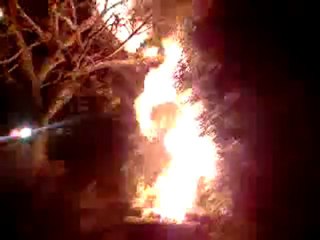 Explosion d'une bouteille co2