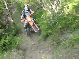 monter impossible en moto ktm excf