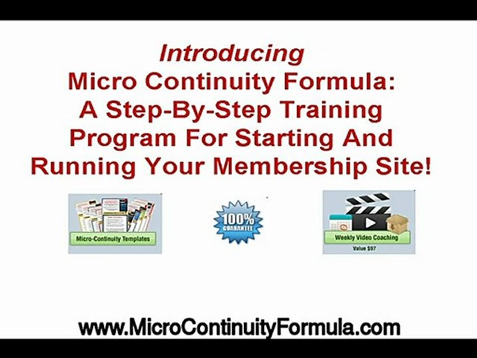 Build a Micro Continuity Website In 48 Hours