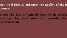 Why Rockwool Insulation Is Effective