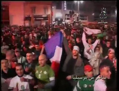 Marseille après la qualification des fennecs du desert