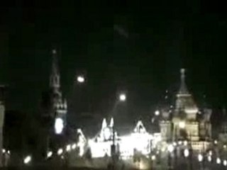 Massive pyramid UFO over Kremlin, Moscow - December 2009