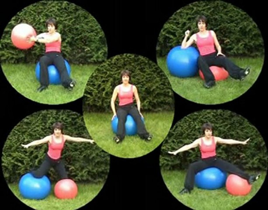 EXERCICE AVEC SWISS BALL