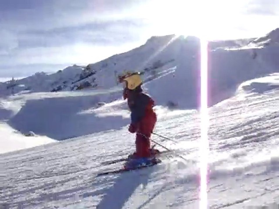 Aurèle à ski